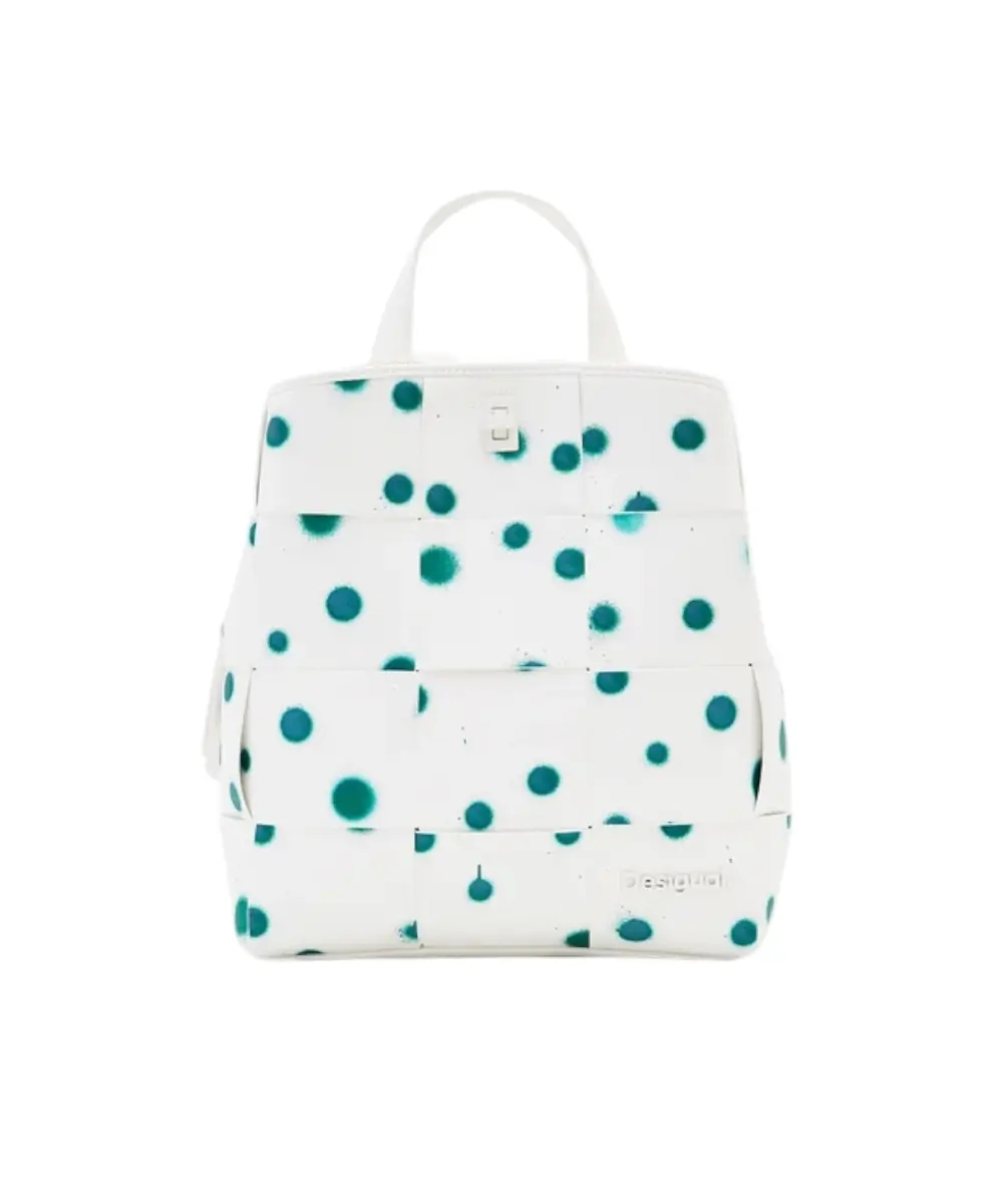 Desigual - Γυναικεία Τσάντα Πλάτης New Splatter Sumy 24SAKP13-1000 Λευκό