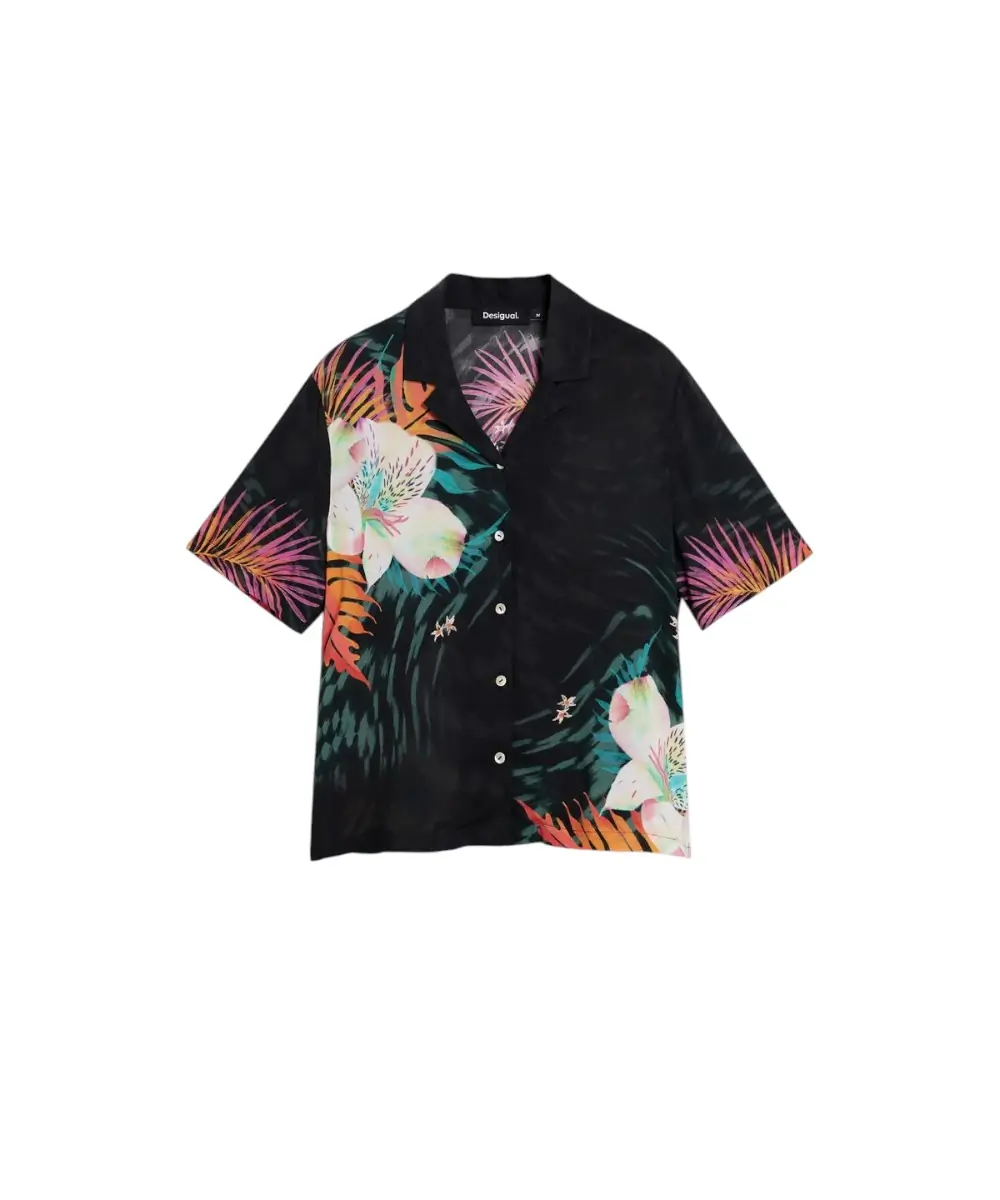 Desigual - Γυναικείο Πουκάμισο Swim Daikiri 26SWCW36-2000 Μαύρο