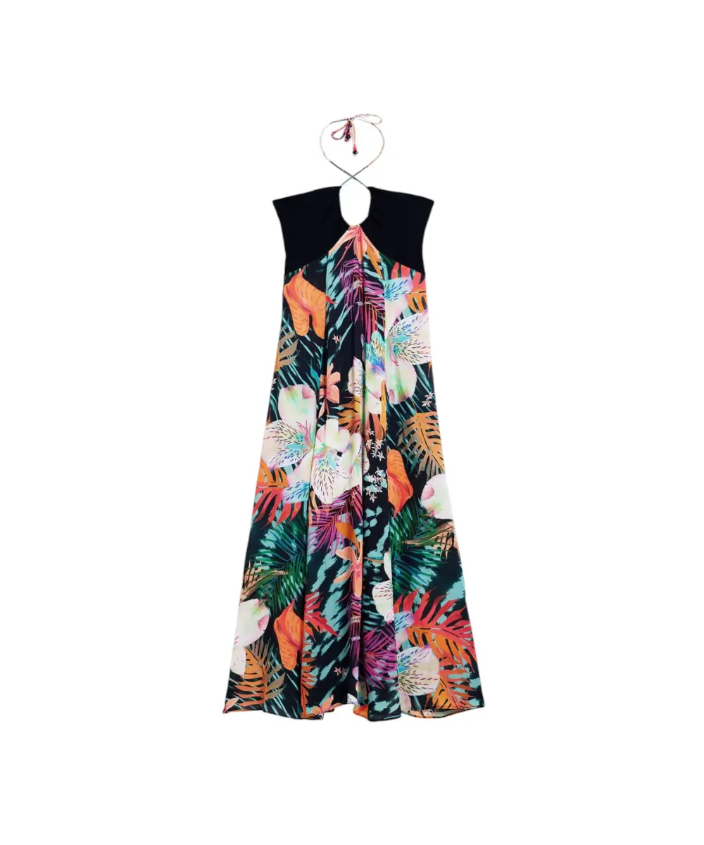 Desigual - Γυναικείο Φόρεμα Swim Daikiri Cord 26SWVW63-2000 Μαύρο