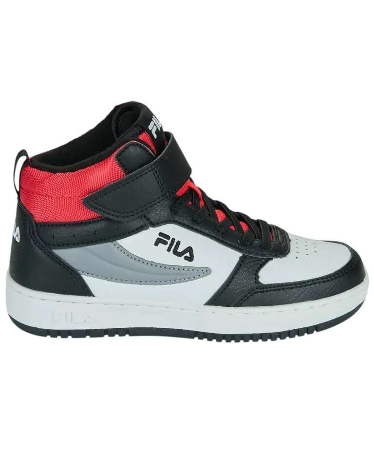 Fila - Παιδικά Sneakers Regan F Mid FFK0229-13366 Μαύρο/Κόκκινο/Γκρι