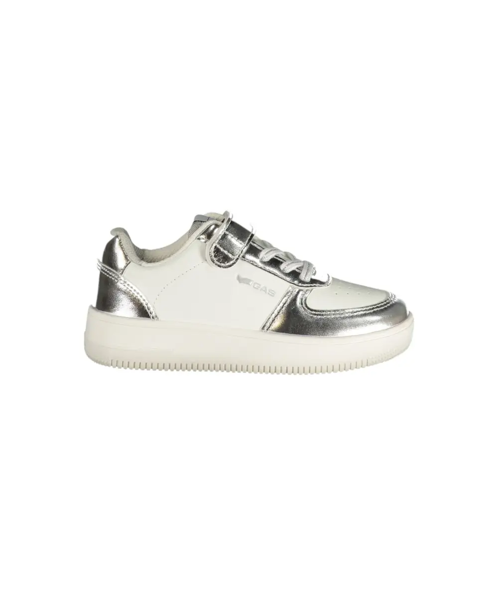 Gas - Παιδικά Sneakers Kewin Kid LTX GAK614210-0081 Λευκό/Ασημί