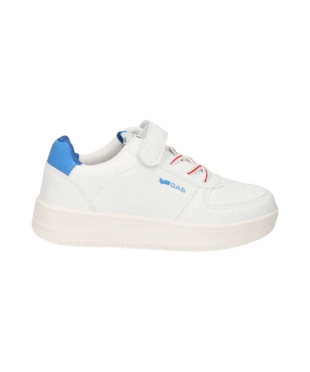 Gas - Παιδικά Sneakers Kewin Kid LTX GAK614210-0124 Λευκό/Μπλε