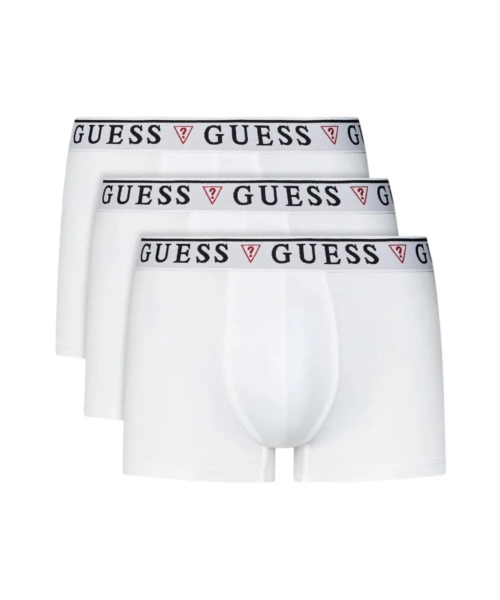 Guess - Ανδρικά Μποξεράκια 3Pack U97G01KCD31-A009 Λευκό
