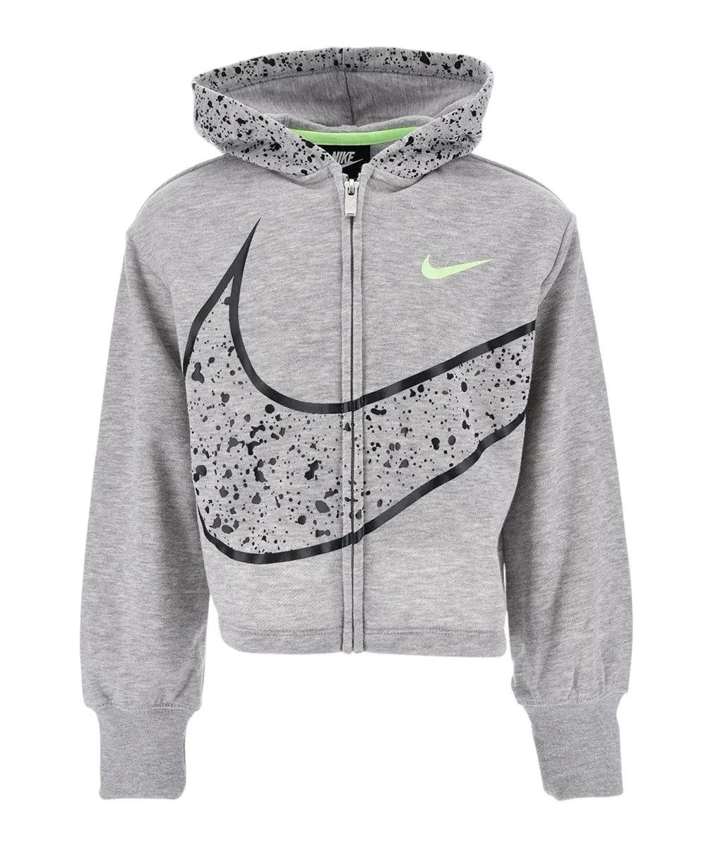 Nike - Παιδική Μπλούζα Φούτερ Cardigan Splatter 36J287-063 Γκρι