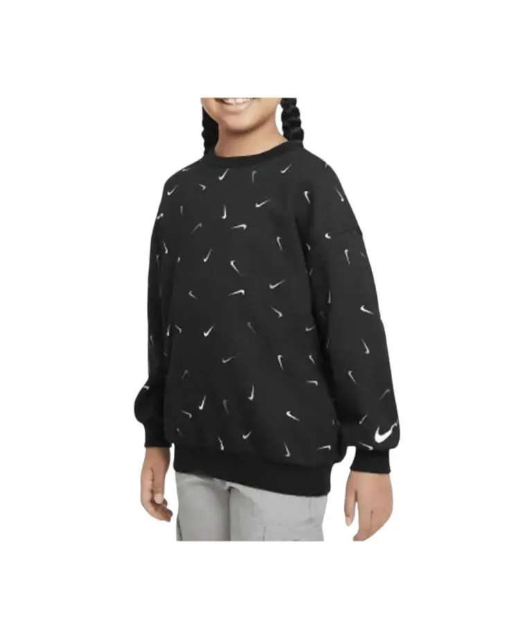 Nike - Παιδική Μπλούζα Φούτερ Zip-Up 36K599-023 Μαύρο