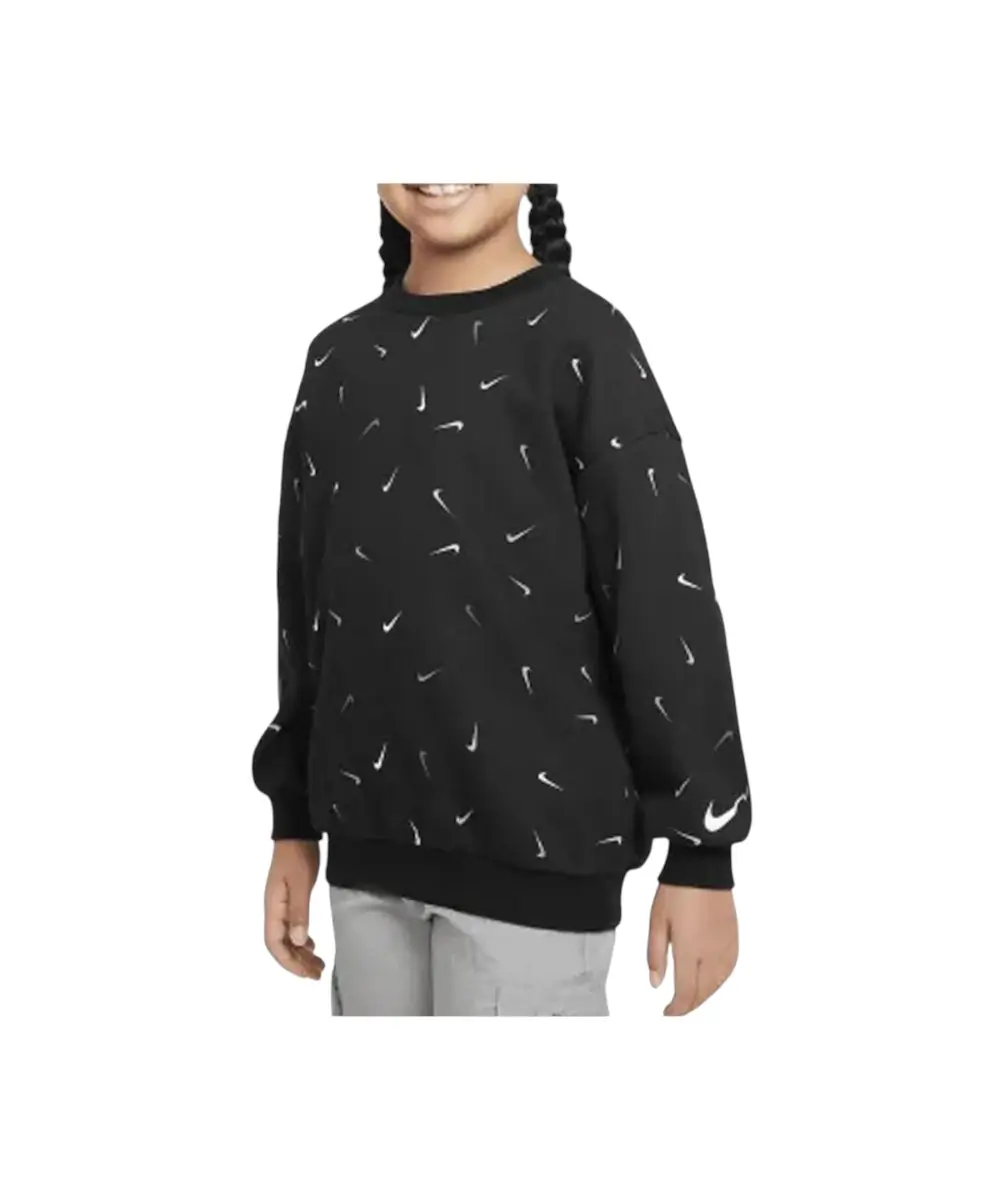 Nike - Παιδική Μπλούζα Φούτερ Zip-Up 36K599-023 Μαύρο