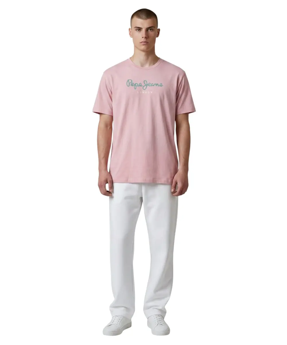 Pepe Jeans - Ανδρικό T-shirt Eggo N PM5010178-316 Ροζ