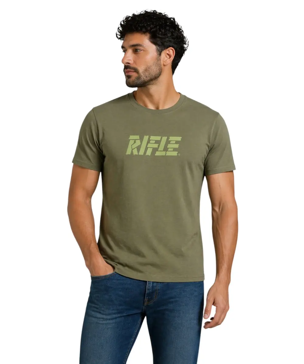 Rifle- Ανδρικό T-shirt RFT001-ARMY Χακί