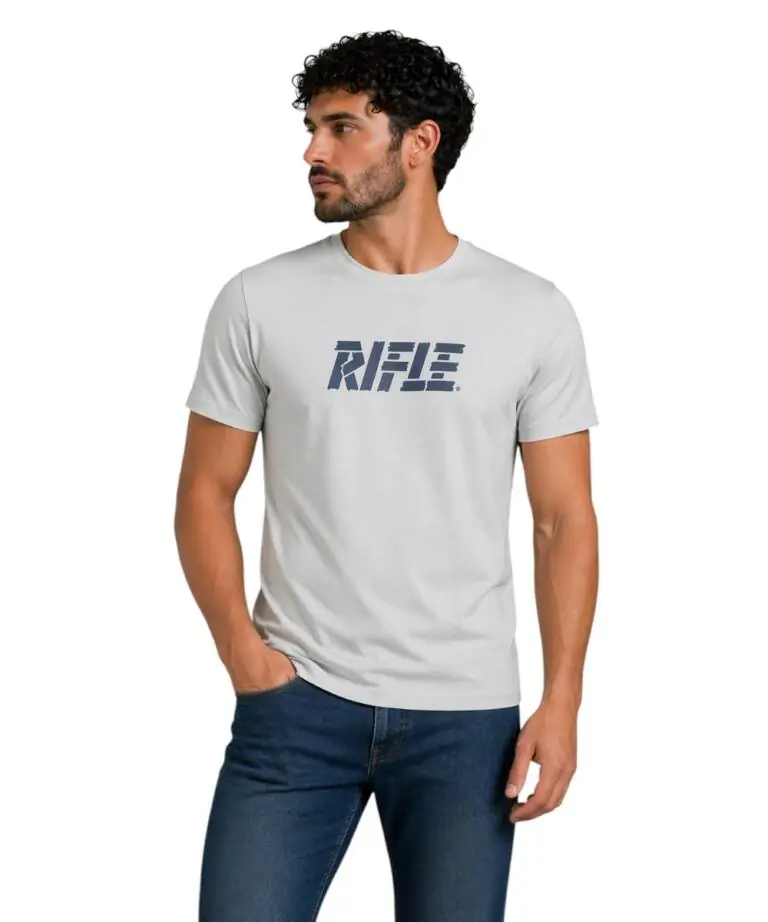 Rifle- Ανδρικό T-shirt RFT001-CIELO Σιέλ