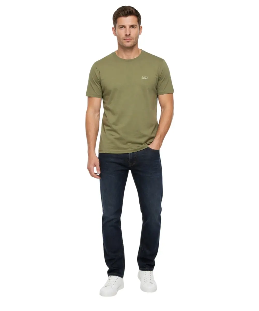 Rifle- Ανδρικό T-shirt RFT002-ARMY Χακί