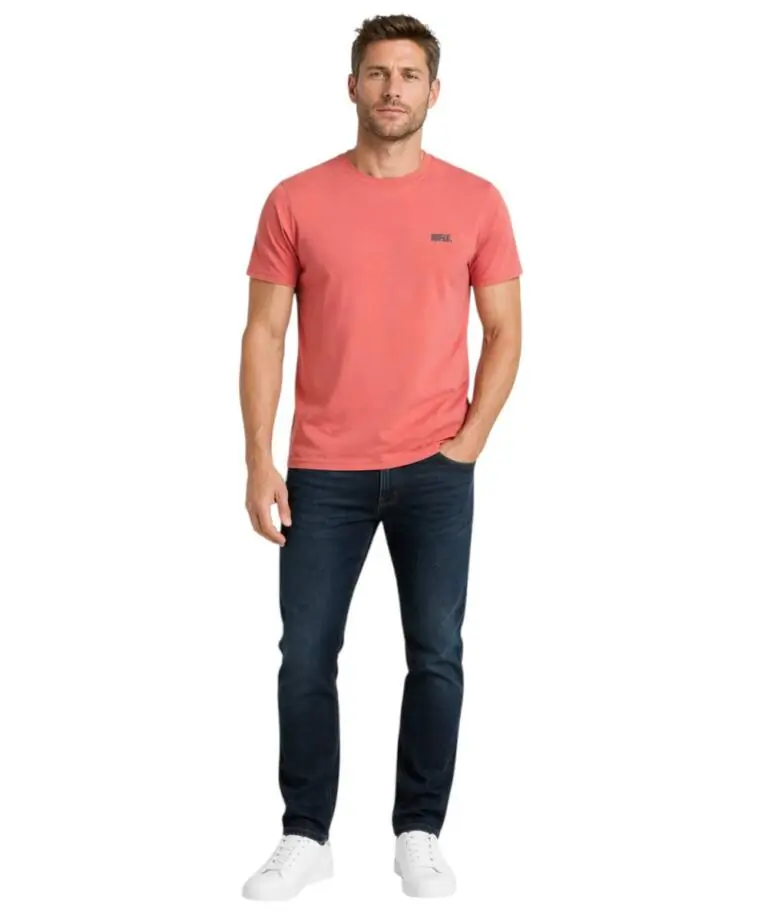 Rifle- Ανδρικό T-shirt RFT002-CILIEG Κόκκινο