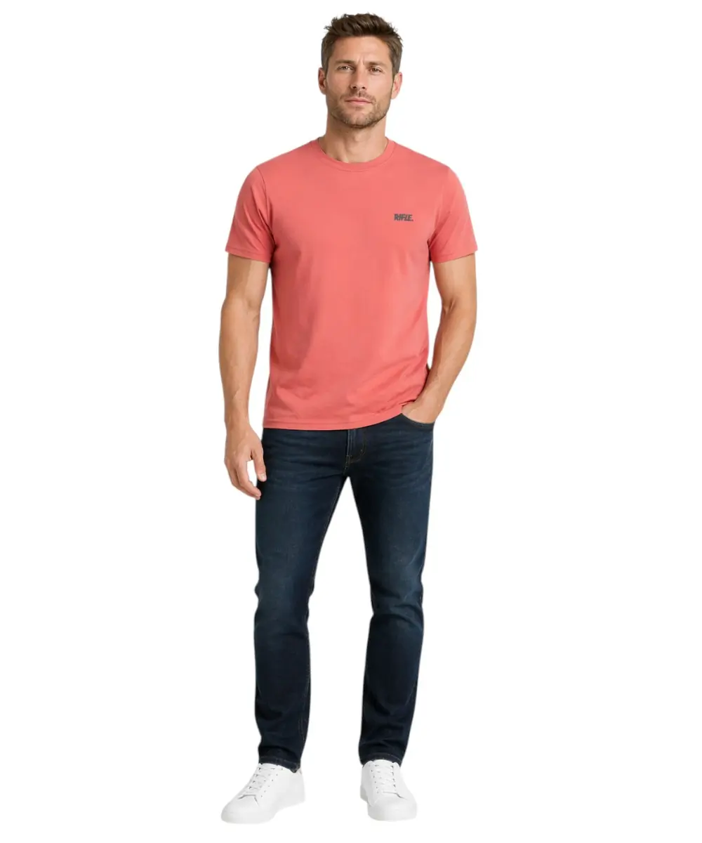 Rifle- Ανδρικό T-shirt RFT002-CILIEG Κόκκινο