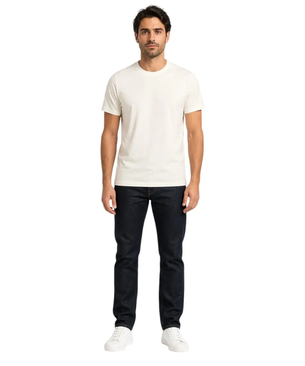 Rifle- Ανδρικό T-shirt RFT274-BIANCO Λευκό