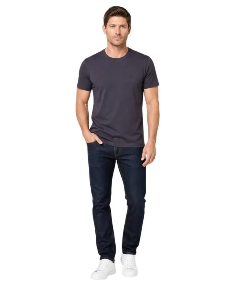 Rifle- Ανδρικό T-shirt RFT274-BLU Μπλε Σκούρο