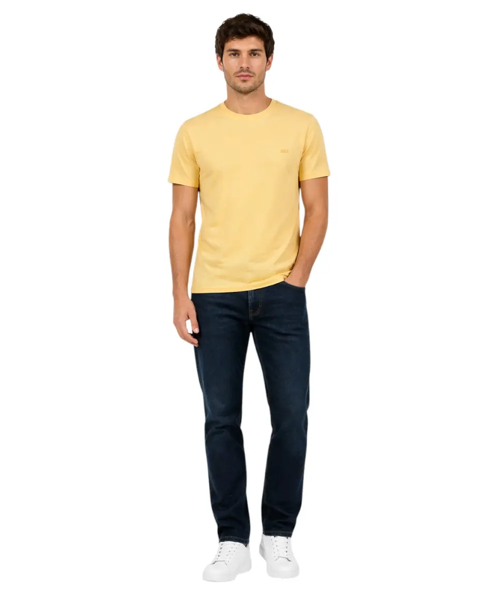 Rifle- Ανδρικό T-shirt RFT274-PESCA Πορτοκαλί Ανοιχτό