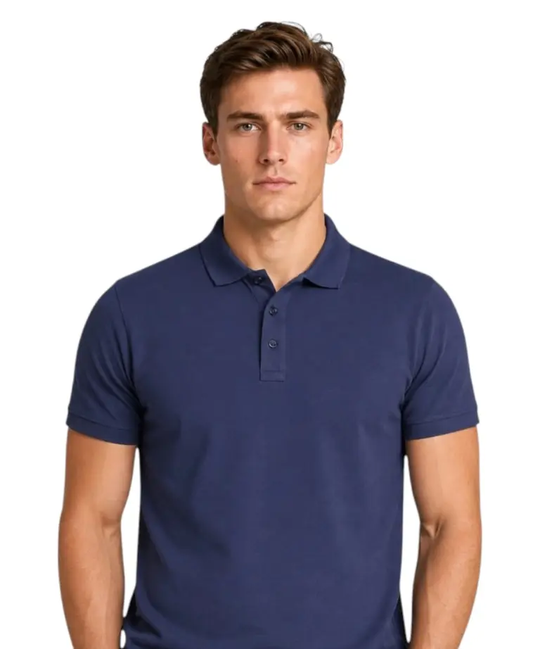 Scuola Nautica Italiana - Ανδρική Κοντομάνικη Μπλούζα Polo 868869-NAVY Μπλε Ναυτικό