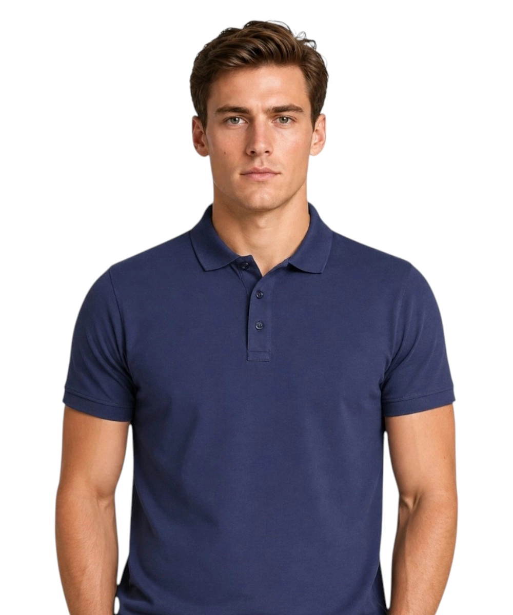 Scuola Nautica Italiana - Ανδρική Κοντομάνικη Μπλούζα Polo 868869-NAVY Μπλε Ναυτικό
