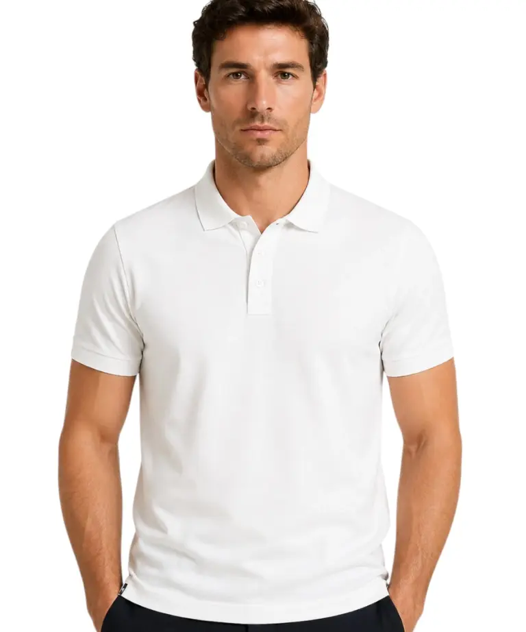 Scuola Nautica Italiana - Ανδρική Κοντομάνικη Μπλούζα Polo 868869-WHITE Λευκό