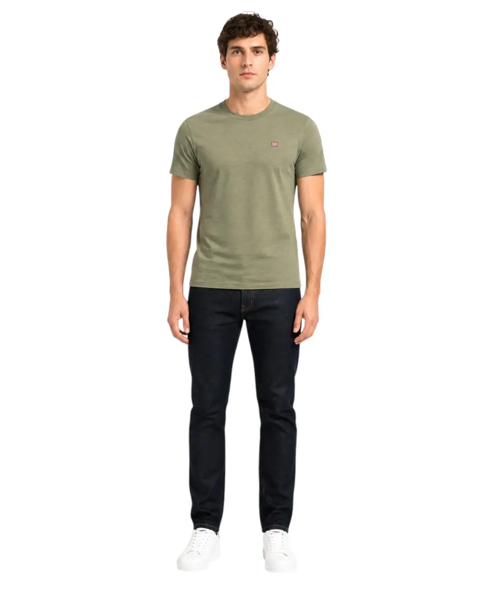 Scuola Nautica Italiana - Ανδρικό T-shirt Κοντομάνικο 836016-ARMY Χακί