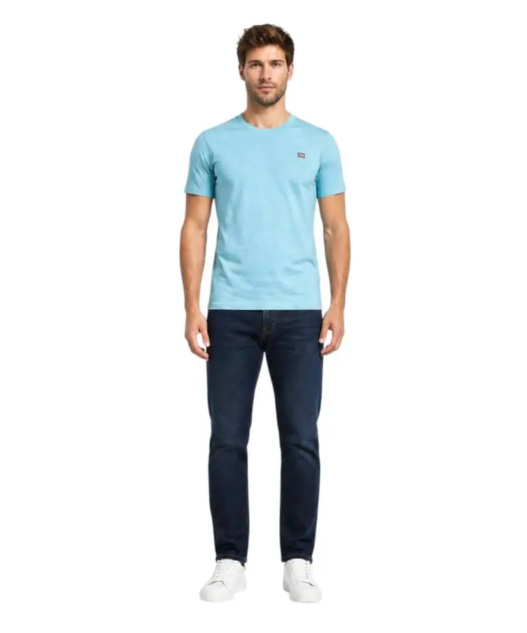 Scuola Nautica Italiana - Ανδρικό T-shirt Κοντομάνικο 836016-PACIFI Γαλάζιο
