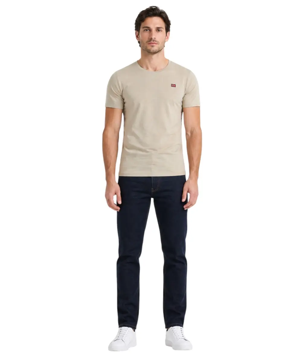 Scuola Nautica Italiana - Ανδρικό T-shirt Κοντομάνικο 836016-SAND Μπεζ