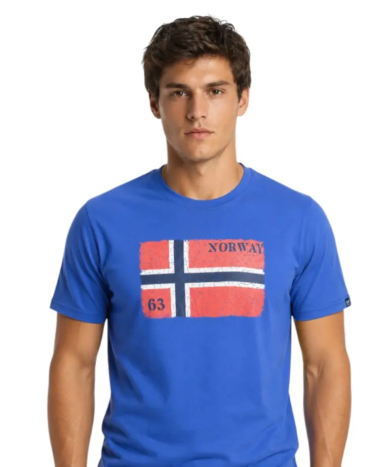 Scuola Nautica Italiana - Ανδρικό T-shirt Κοντομάνικο 866020-BLUETT Μπλε