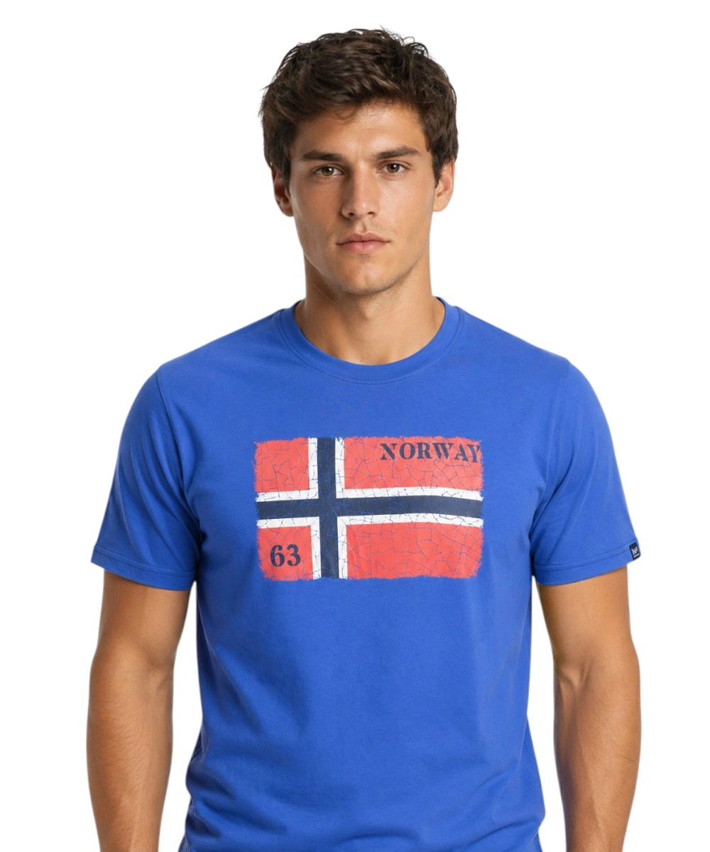 Scuola Nautica Italiana - Ανδρικό T-shirt Κοντομάνικο 866020-BLUETT Μπλε