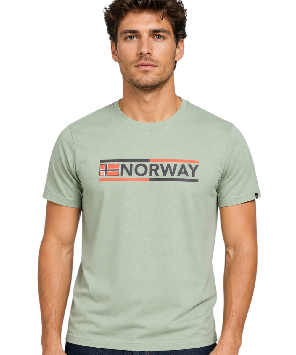 Scuola Nautica Italiana - Ανδρικό T-shirt Κοντομάνικο 866024-SNIPER Πράσινο