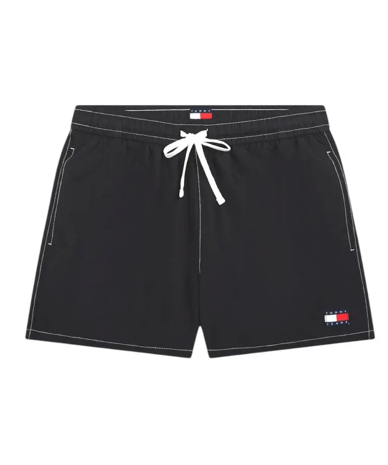 Tommy Hilfiger - Ανδρικό Μαγιό Σορτς Heritage Logo UM0UM03852-BDS Μαύρο