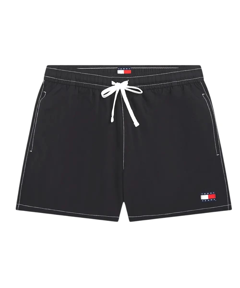 Tommy Hilfiger - Ανδρικό Μαγιό Σορτς Heritage Logo UM0UM03852-BDS Μαύρο