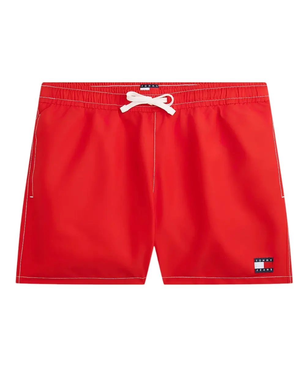 Tommy Hilfiger - Ανδρικό Μαγιό Σορτς Heritage Logo UM0UM03852-XNL Κόκκινο