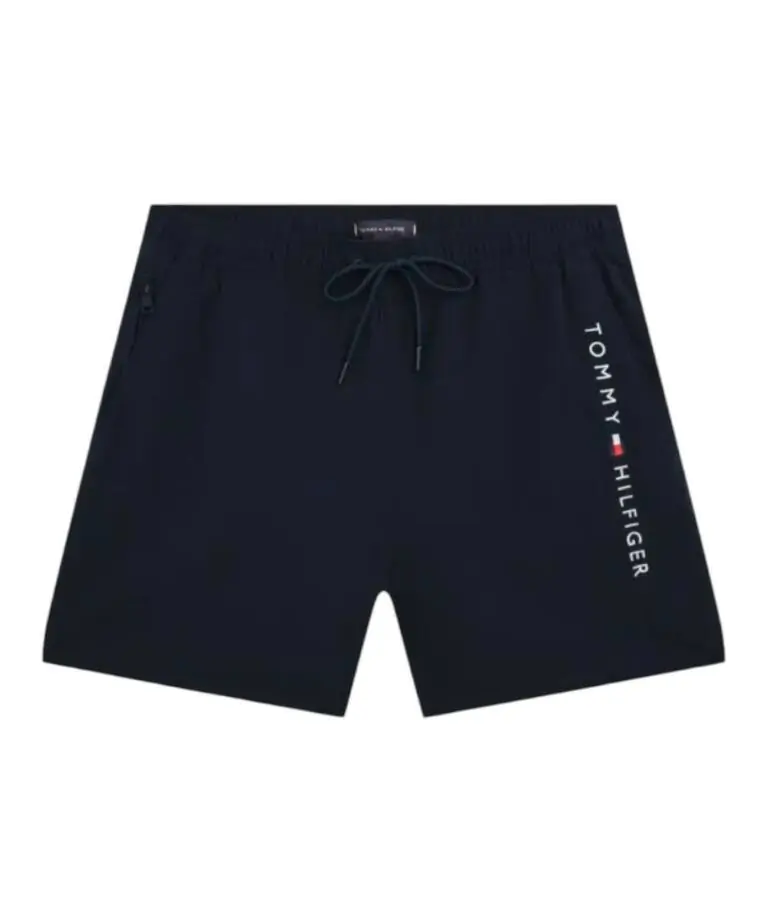 Tommy Hilfiger - Ανδρικό Μαγιό Σορτς Original Logo UM0UM03748-DW5 Μπλε Σκούρο