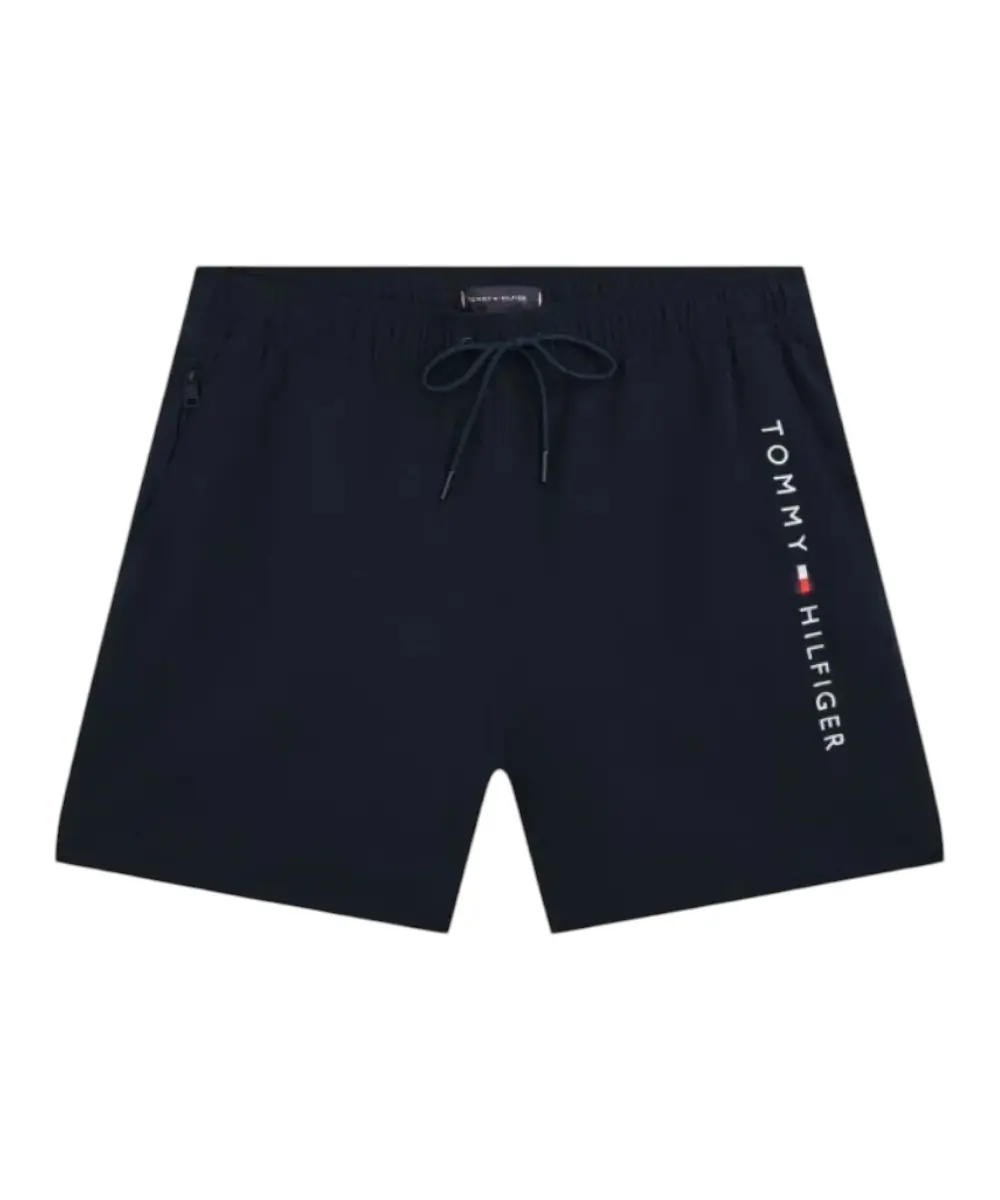 Tommy Hilfiger - Ανδρικό Μαγιό Σορτς Original Logo UM0UM03748-DW5 Μπλε Σκούρο