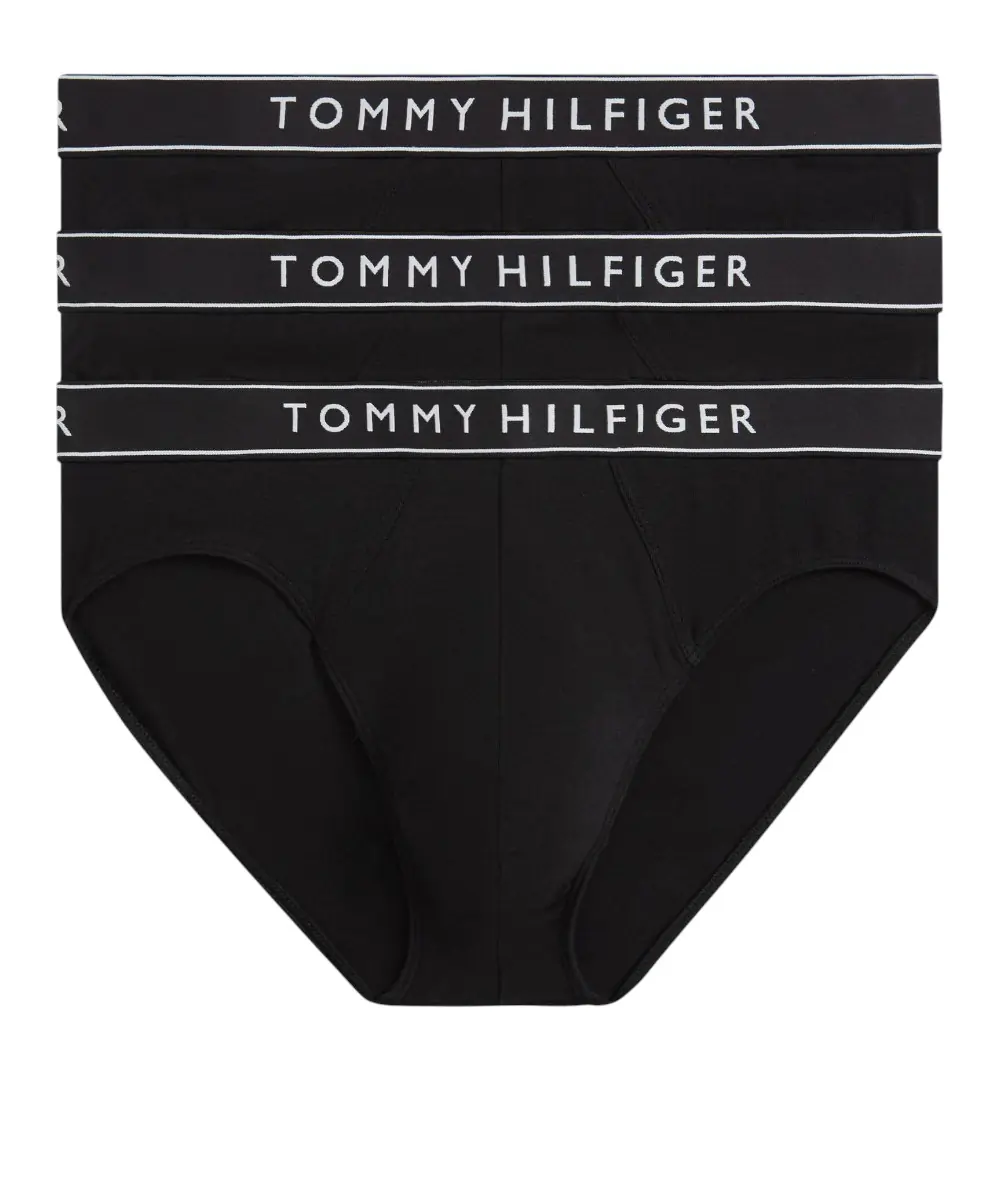 Tommy hilfiger - Ανδρικά Σλιπ 3Pack Brief Logo UM0UM03856-0SE Μαύρο