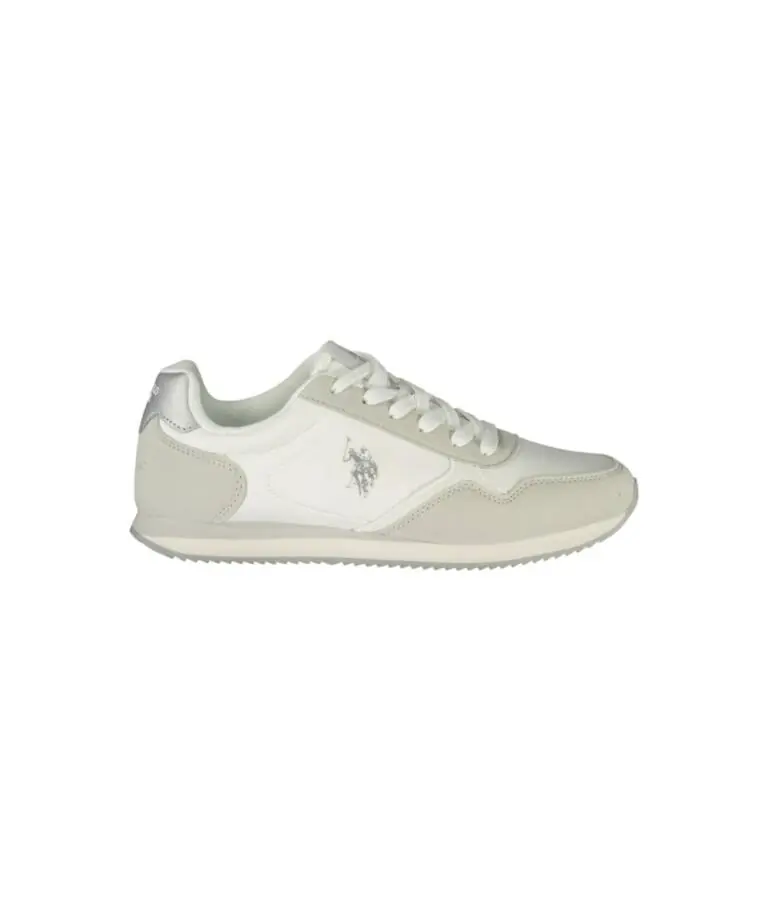 U.S. Polo Assn. - Γυναικεία Sneakers Happy HAPPY004W6NH1-WHSI01 Λευκό