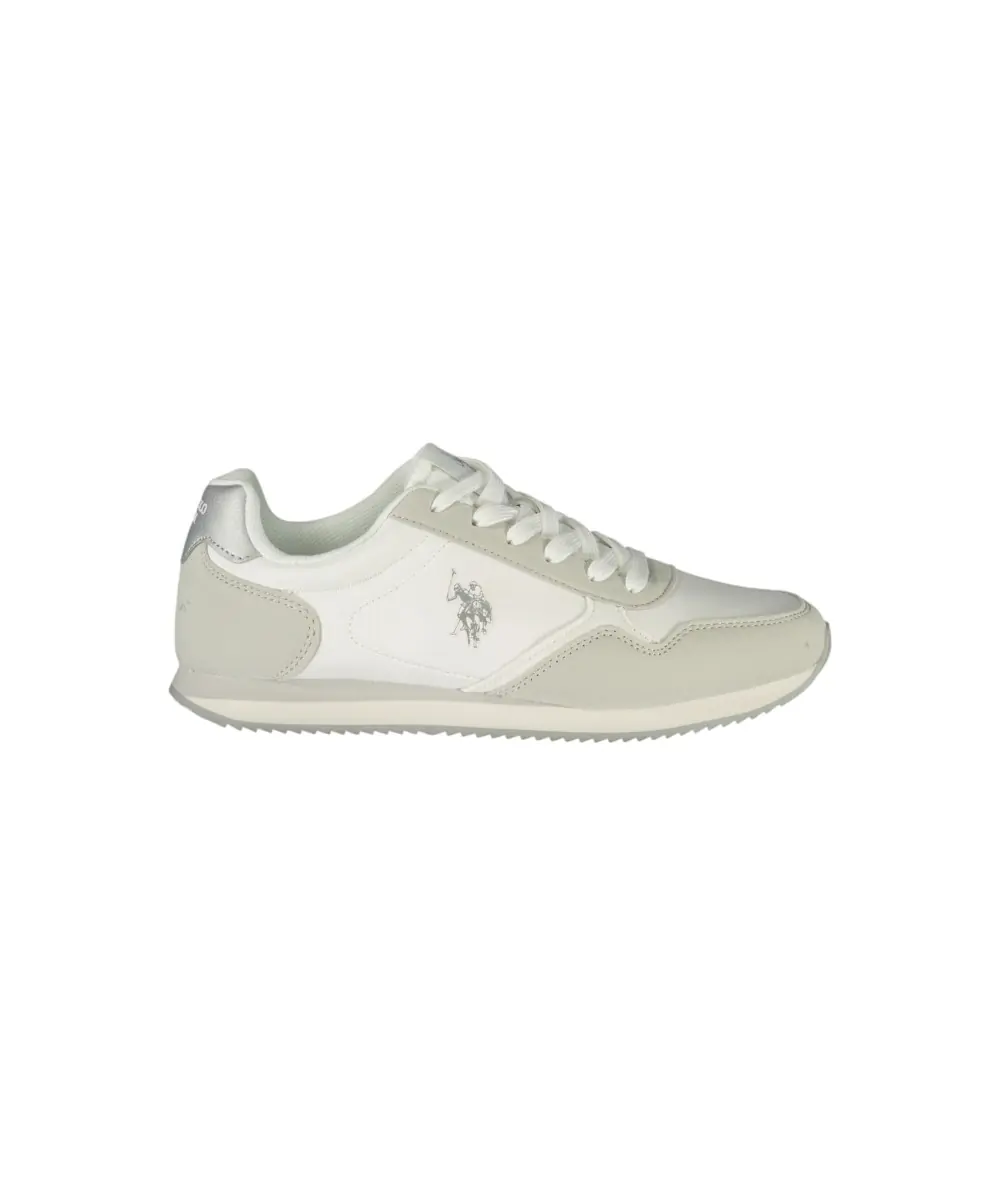 U.S. Polo Assn. - Γυναικεία Sneakers Happy HAPPY004W6NH1-WHSI01 Λευκό