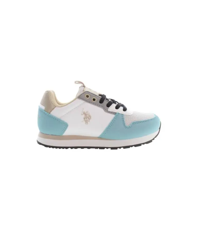 U.S. Polo Assn. - Παιδικά Sneakers NOBIK008K3TH1-WHI Σιέλ/Λευκό