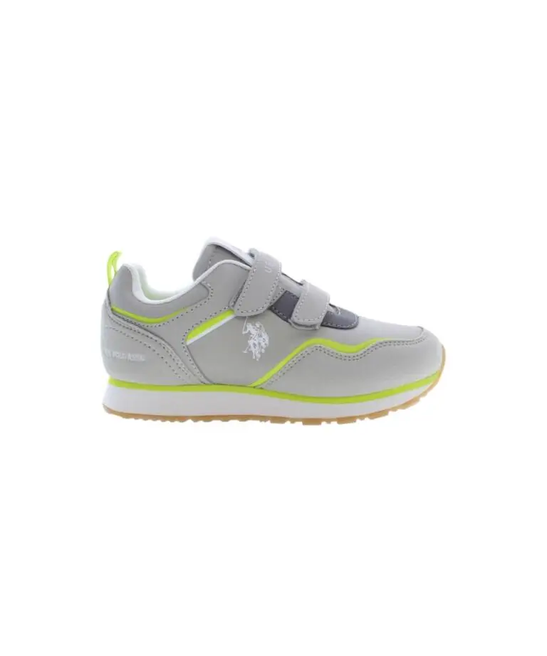 U.S. Polo Assn. - Παιδικά Sneakers NOBIK009K3/NH1-LGR Γκρι/Κίτρινο