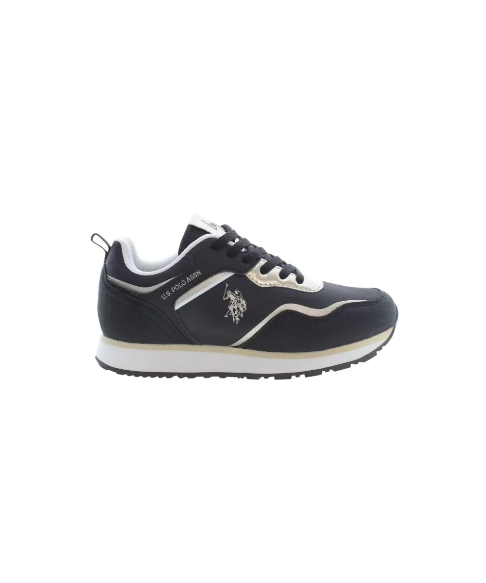 U.S. Polo Assn. - Παιδικά Sneakers Nobik NOBIK010K3NH1-BLK-GO Μαύρο
