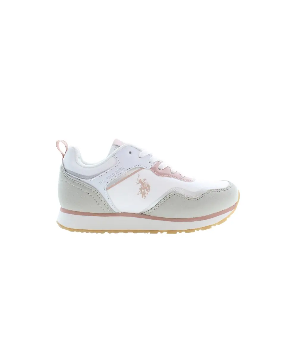 U.S. Polo Assn. - Παιδικά Sneakers Nobik NOBIK010K3NH1-WHI Λευκό/Γκρι