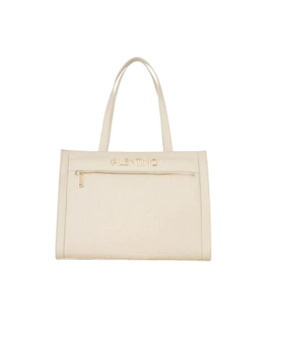 Valentino Bags - Γυναικεία Τσάντα Ώμου Cora VBS9OO01-991 Εκρού