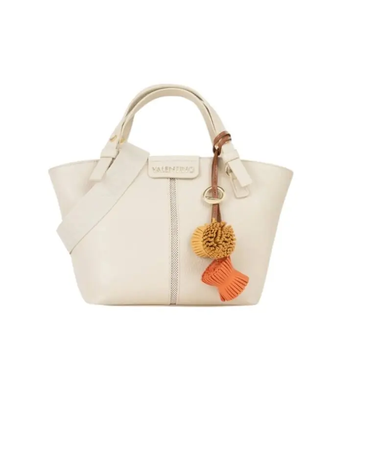 Valentino Bags - Γυναικεία Τσάντα Ώμου Hybris Re Tote Bag VBS9OV04-991 Εκρού