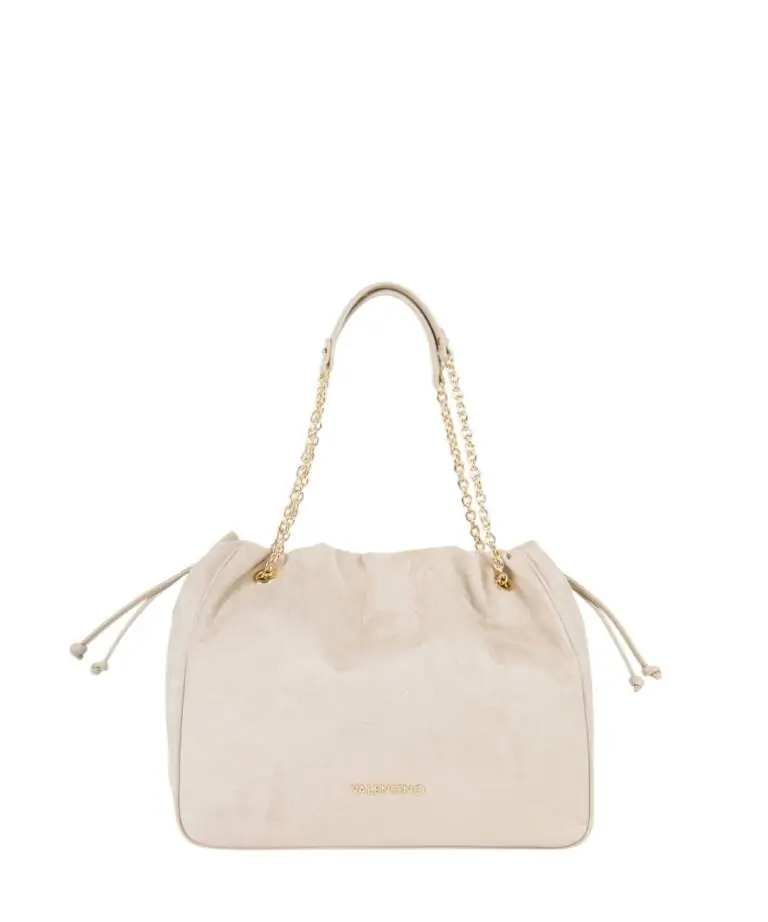 Valentino Bags - Γυναικεία Τσάντα Ώμου Maxi VBS9U701-991 Εκρού