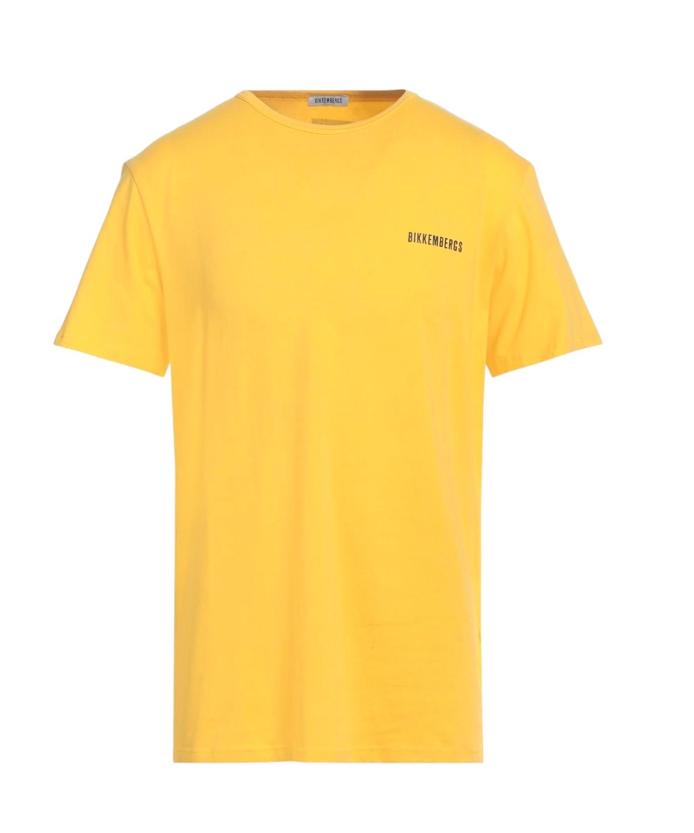 Bikkembergs - Ανδρικό T-shirt Κοντομάνικο BKK2MTS01-YELLOW Κίτρινο