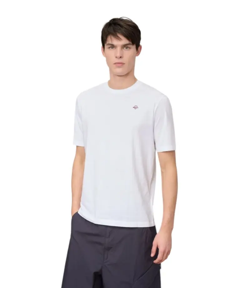 Blauer - Ανδρική Κοντομάνικη Μπλούζα T-Shirt Errol 26SBLUH02300-102 Λευκό