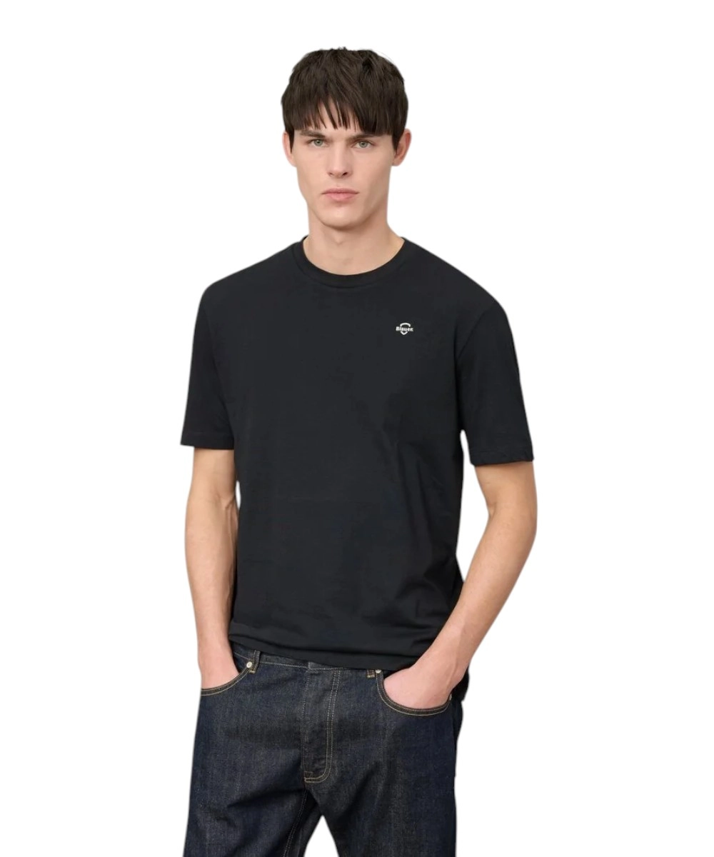 Blauer - Ανδρική Κοντομάνικη Μπλούζα T-Shirt Errol 26SBLUH02300-999 Μαύρο