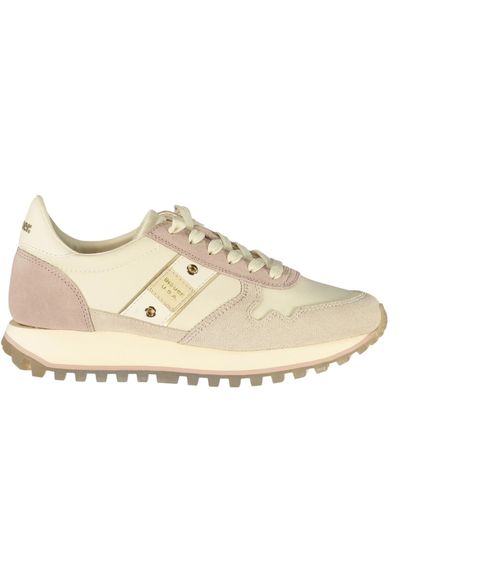 Blauer - Γυναικεία Sneakers S6MILLEN03NYS-CREAM Κρεμ