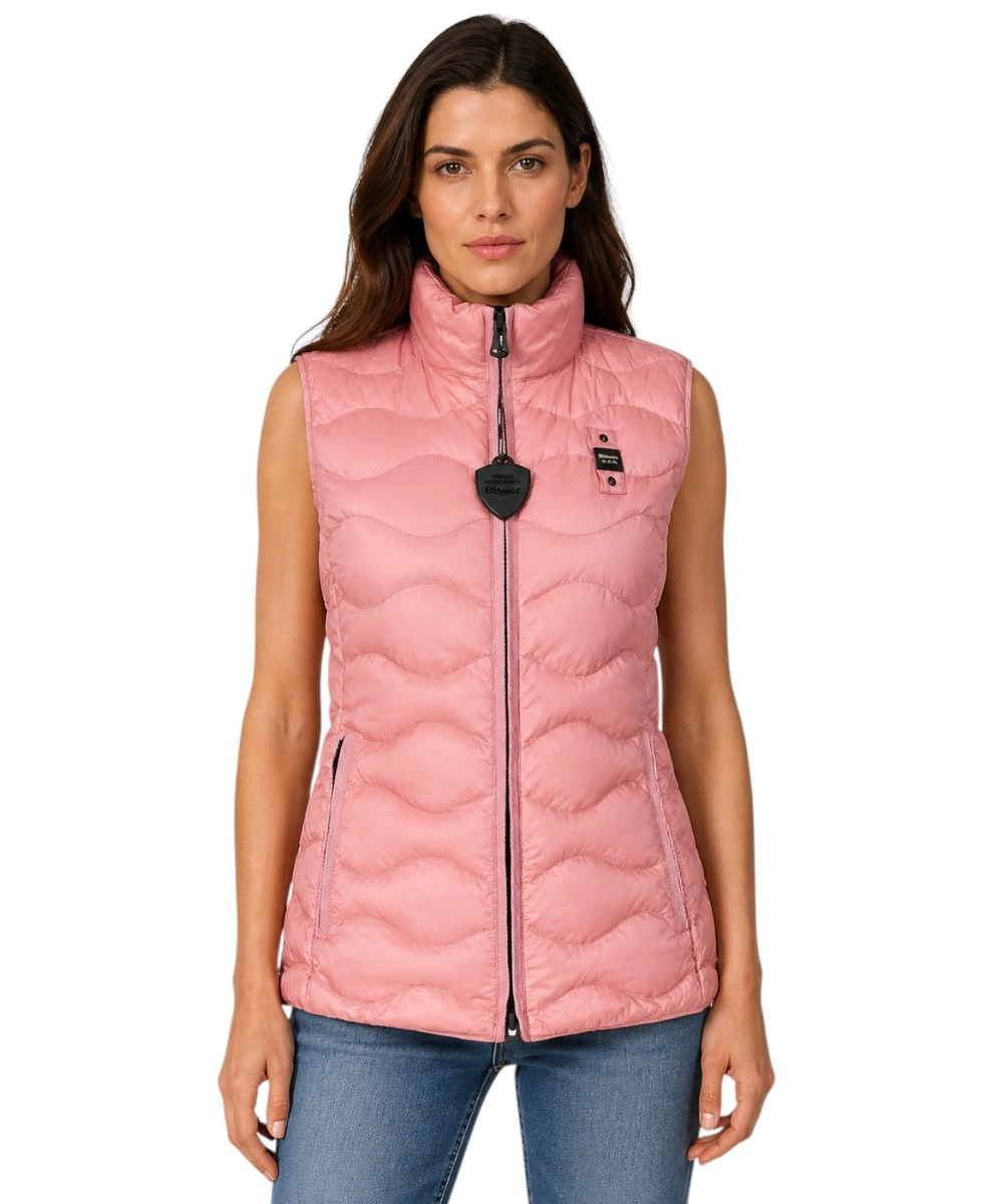 Blauer - Γυναικείο Μπουφάν Vest Venice 26SBLDX03166-409 Ροζ