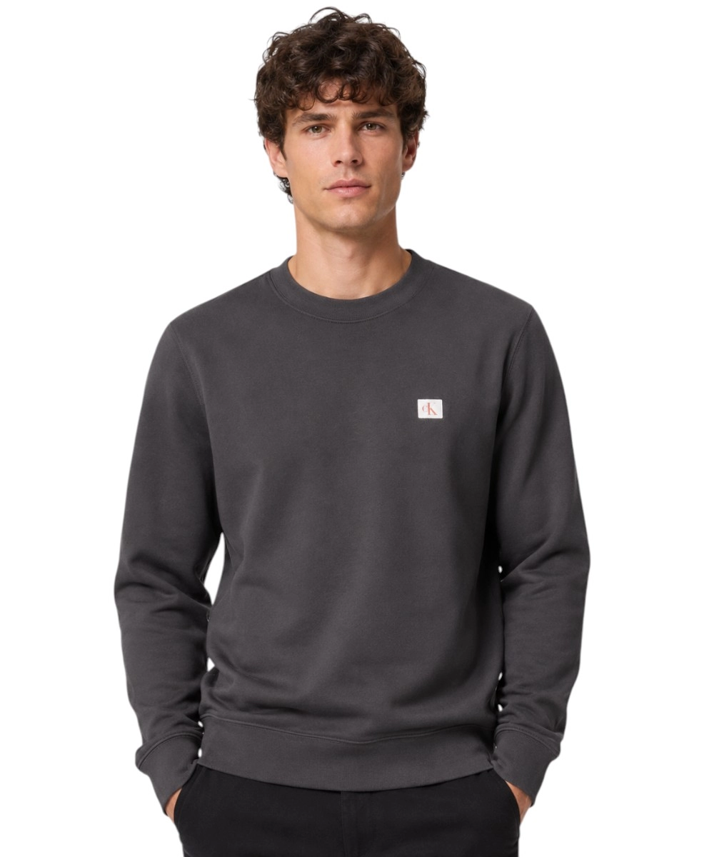 Calvin Klein - Ανδρική Μακρυμάνικη Μπλούζα Φούτερ LV04RG268G-UB1 Μαύρο