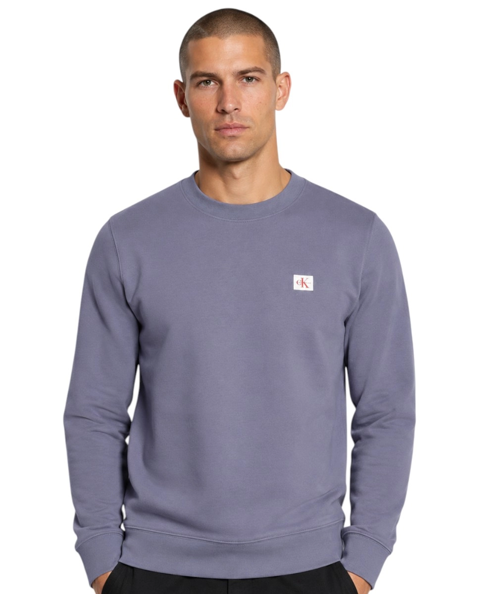 Calvin Klein - Ανδρική Μακρυμάνικη Μπλούζα Φούτερ LV04RG268G-XL7 Μπλε